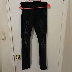 BDG Distressed Black Jeans
